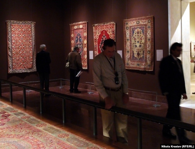 Not surprisingly, there are plenty of sumptuous carpets on display.