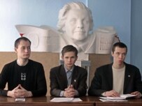 Youth Front activists at a press conference in March (Bymedia.net)