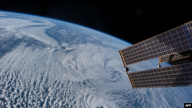عکسی از ماهواره ناسا بر فراز نیمکره شمالی زمین