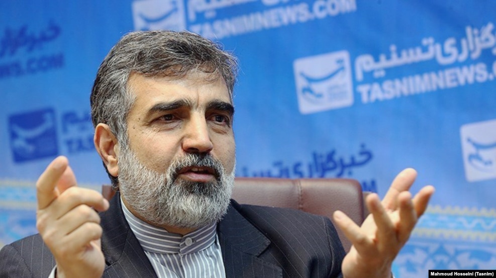 Atomic Energy Organization of Iran spokesman Behruz Kamalvandi (file photo)
