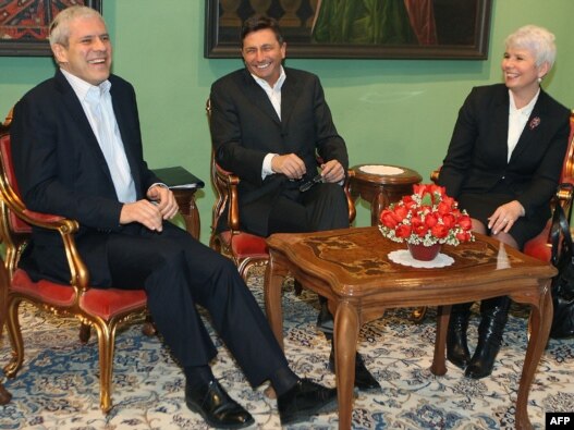 Boris Tadić, Borut Pahor i Jadranka Kosor u Ptuju 5. marta 2010.