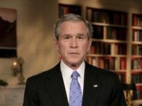 President Bush at the conclusion of his January 10 Iraq policy speech (epa)