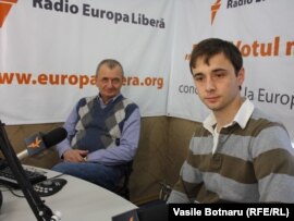 Invitații lui Vasile Botnaru în studioul Europei Libere