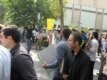 تظاهرات دانشجویان معترض در دانشگاه تهران  در روز دوشنبه ۱۶ مهر ۱۳۸۶ علیه سخنرانی محمود احمدی نژاد