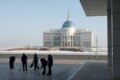 The new Presidential Palace in Astana has become a symbol of Kazakhstan\'s wealth under Nazarbaev\'s rule.