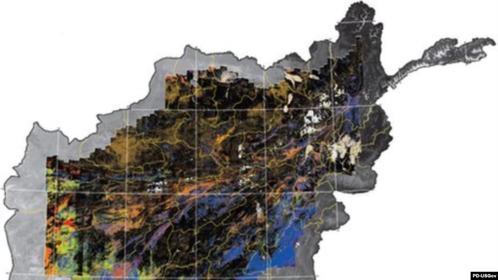 The U.S. Geographical Survey has now mapped some 70 percent of Afghanistan's mineral wealth. 