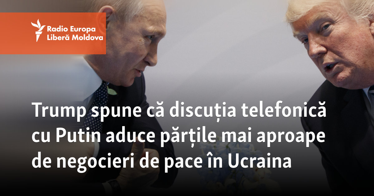 Trump Spune C Discu Ia Telefonic Cu Putin Aduce P R Ile Mai Aproape