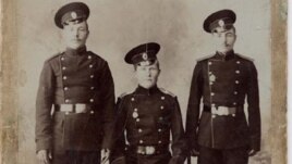 20-шы Түркістан полкының әскери қызметшілері. Шамамен 1912-1914 жылы түсірілген фото.