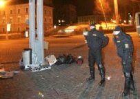 Police in Minsk broke up a demonstration early on March 24 (RFE/RL)