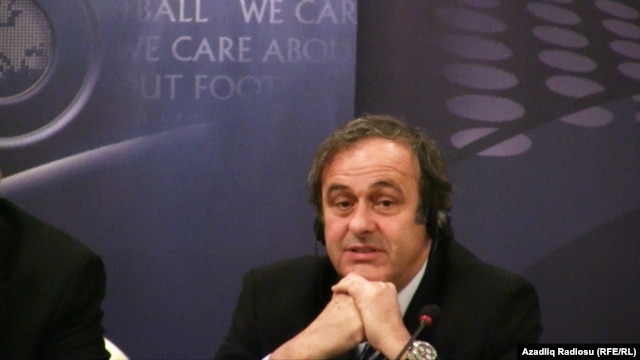 French soccer legend and UEFA President Michel Platini