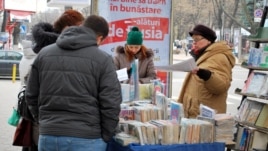 Молдовадағы ресейшіл партиялардың сайлауалды шаралары. Кишинев, 10 қараша 2014 жыл.