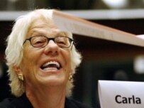 Carla Del Ponte was due to step down in September (AFP)