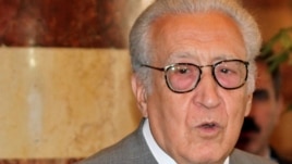 International peace envoy for Syria Lakhdar Brahimi