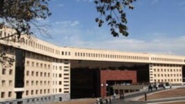 Armenia -- The Defense Ministry building.