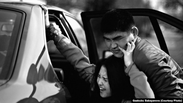An illustrative photo from the Kyz Korgon Institute, an NGO that campaigns to eliminate bride kidnapping in Kyrgyzstan, where it is also common but illegal.