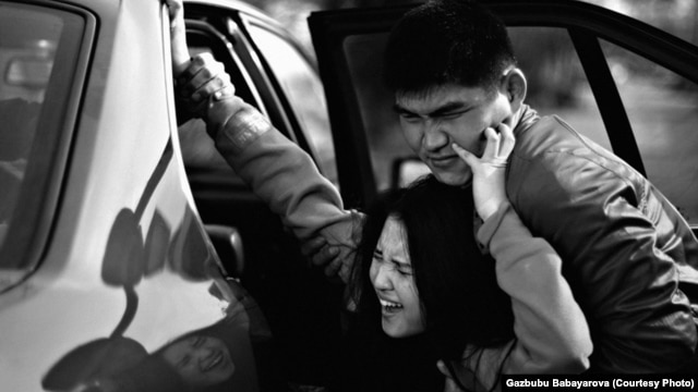 According to a UN report, as many as 80 percent of all  marriages in some Kyrgyz rural areas are the result of bride kidnapping (illustrative photo from the Kyz Korgon Institute, an NGO that campaigns to eliminate the practice in Kyrgyzstan)