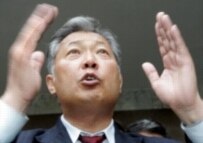 President Bakiev hopes the third time's a charm (AFP)