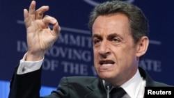 French President Nicolas Sarkozy