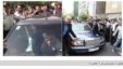 A screenshot from a hard-line Iranian pro-establishment website highlighting the difference between the cars used by Akbar Hashemi Rafsanjani (right) and Said Jalili. 