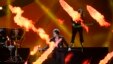 Песенный конкурс Eurovision 2013. Представители Албании на репетиции перед полуфиналом. Мальме, Швеция. 15 мая 3013