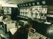 The master control room of the RFE Munich headquarters, 1980s.