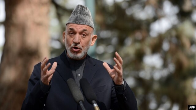 Afghan President Hamid Karzai