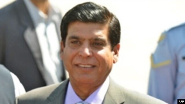 The Pakistani ruling coalition's nominee for prime minister, Raja Pervez Ashraf 