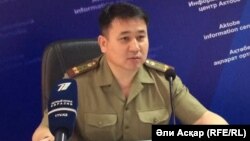 Бауыржан Сыздықов, Ақтөбе облыстық төтенше жағдайлар департаментінің басшысы. Ақтөбе, 25 шілде 2016 жыл.