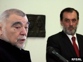 Stjepan Mesić i Vuk Drašković, arhiv, kombinovana fotografija