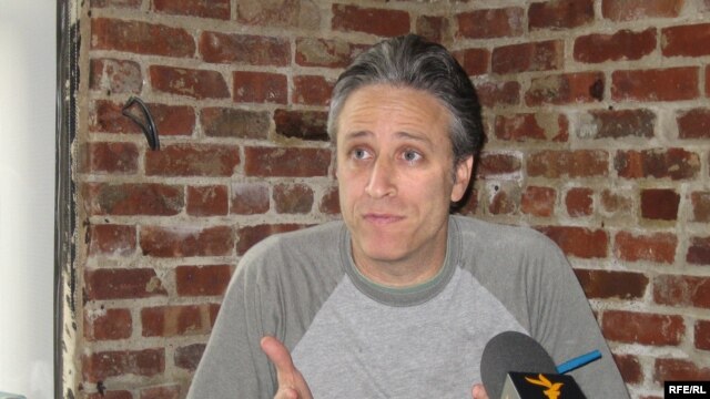Jon Stewart hosts Comedy Central's runaway hit, "The Daily Show with Jon Stewart"