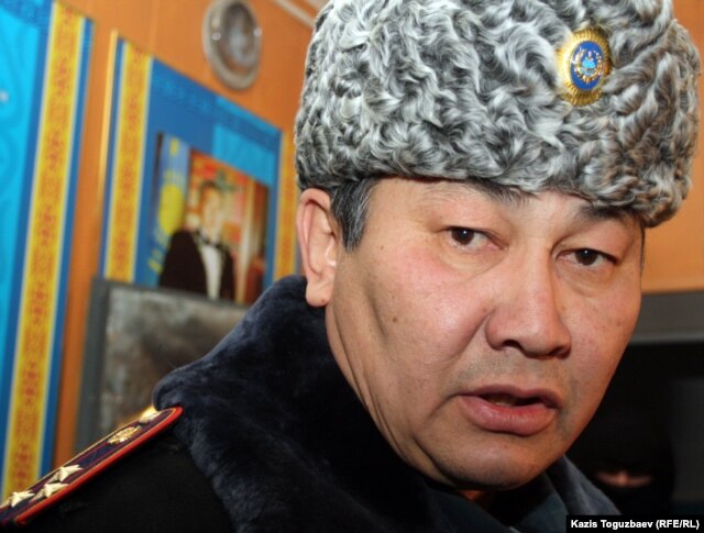 Local commander Amanzhol Kabylov says three separate investigations are looking into claims of police abuse.