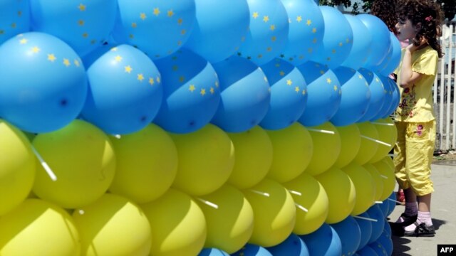 Obeležavanje Dana Evrope u Prištini, maj 2012.