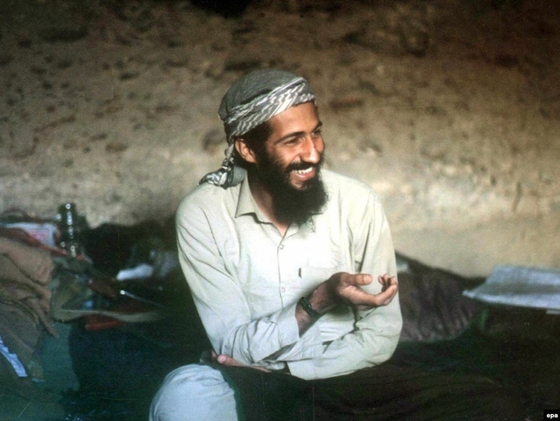 2001 Osama bin Laden put. Osama Bin Laden in a cave in