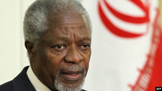 UN-Arab League envoy Kofi Annan