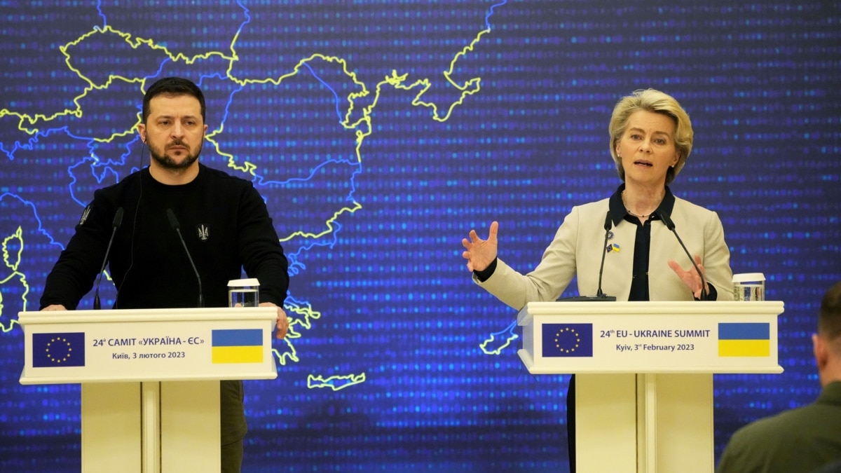 Zelenskiy Von Der Leyen Discuss Fresh Eu Sanctions On Russia