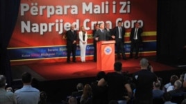 Milo Đukanović na predizbornom skupu u opštini Tuzi