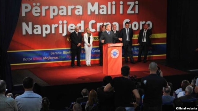 Milo Đukanović na predizbornom skupu u opštini Tuzi
