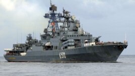 The destroyer "Admiral Chabanenko" has sailed from Severomorsk. (file photo)