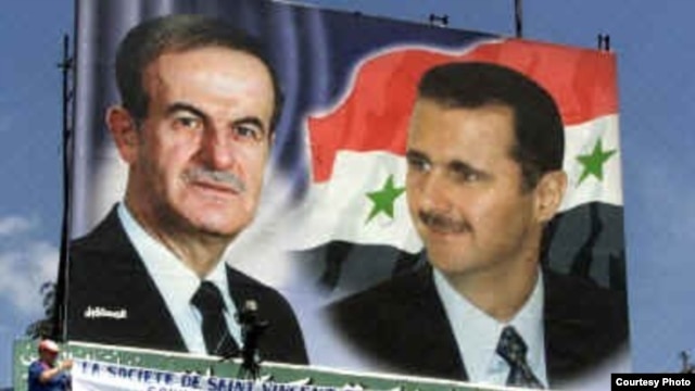 Syrian President Bashar al-Assad (right) took over from his father Hafez in 2000.