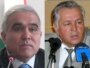 Prosecutor-General Sherkhon Salimzoda (left) and former Tajik Prosecutor-General Bobojon Bobokhonov (collage from file photos)