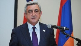 Armenia - President Serzh Sarkisian (archive photo)