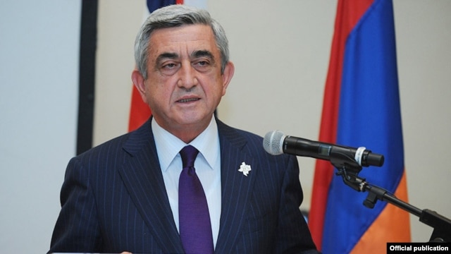 Armenia - President Serzh Sarkisian (archive photo)