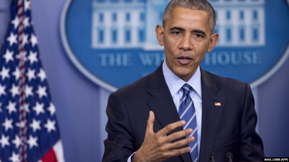 Barak Obama: 'Suriyada baş verənlərə İran və Rusiya məsuliyyət daşıyır'