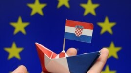 Zastava EU i Hrvatske