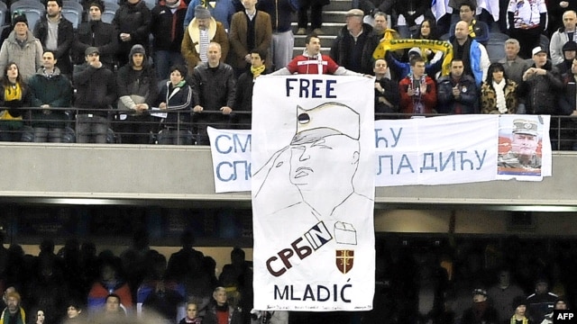 Plakat sa jedne od fudbalskih utakmica - iz arhive