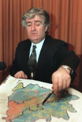Bosnian Serb leader Radovan Karadzic