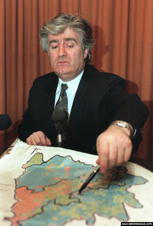 Bosnian Serb leader Radovan Karadzic