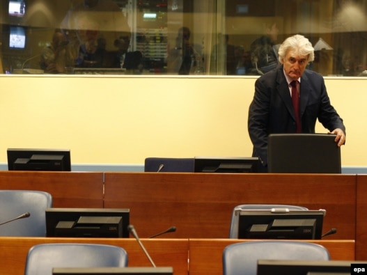 Radovan Karadžić u sudnici Haškog tribunala