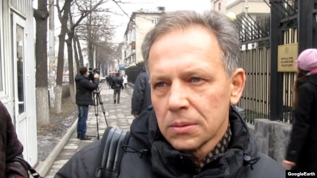 Journalist Vladimir Farafonov, an ethnic Russian, didn't attend the court session out of concern for his safety.