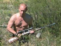 Putin has appeared in increasingly macho publicity photos recently (epa)